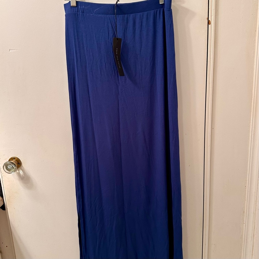 NWT Know One Cares Navy Jersey Maxi. Size XL